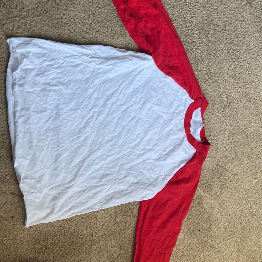 Red long sleeve shirt